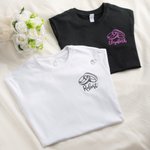 Personalizada Just Married Mrs Mr Multicolor 100% Algodón Camiseta con Nombre Boda Bridal Shower Luna de Miel Regalo para Novia Novio Pareja