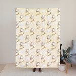 Gepersonaliseerde Vliegtuig Hete Luchtballon Wolk Zacht Deken met Naam Verjaardag Baby Shower Kerstcadeau voor Baby's Kinderen