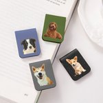 Marque-page magnétique en cuir PU Minimaliste personnalisé avec portrait d'animal de compagnie Cadeau d'anniversaire et de Noël pour les amoureux des animaux de compagnie Rats de bibliothèque