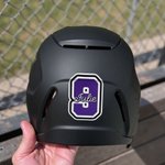 Personalized Multicolour Baseball Softball Waterproof Stickers with Text and Number Game Day Birthday Gift for Sports Lovers