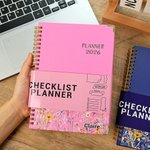 Personalisierte Multicolor Wildflower Name 2026 Planer Spiral A5 Notebook mit wöchentlichen monatlichen Planer Seiten Festival Geburtstag Geschenk für Freunde Familie