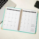 Personalisierte Multicolor Wildflower Name 2026 Planer Spiral A5 Notebook mit wöchentlichen monatlichen Planer Seiten Festival Geburtstag Geschenk für Freunde Familie