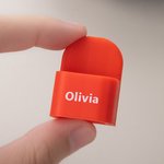 Personalizado Multicolor PLA 3D Impreso Tijeras Titular con Nombre Máquinas de Coser Accesorios Regalo de cumpleaños para los amantes de la costura