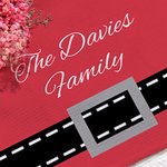 Personalized Santa Belt Super Absorbent Waffle Towel with Text Kitchen Essential Christmas Gift for Family Friends