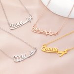 Gepersonaliseerde vliegtuig Sterling zilveren naam vrouwen ketting sierlijke sieraden verjaardag verjaardagscadeau voor Travel Lovers piloten stewardessen
