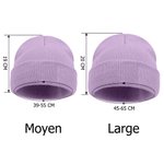 Bonnet Chaud Personnalisé avec Nom et Motif d'Animal Brodés Cadeau Hivernal Anniversaire Noël pour Enfants