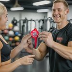 Personalized Weight Plate Christmas Ornament with Text and Ribbon Gym Christmas Tree Home Decor Birthday Christmas Gift for Fitness Enthusiast