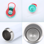 Personalised Construction Lorry Name 12 oz Insulated Water Bottle with Straw and Spill-Proof Lid Birthday Christmas Gift for Kids