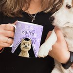 Personalised Cute Cartoon Dog 11 oz  Ceramic Mug with Name Birthday Anniversary Gift for Dog Pet Lovers