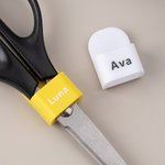 Personalizado Multicolor PLA 3D Impreso Tijeras Titular con Nombre Máquinas de Coser Accesorios Regalo de cumpleaños para los amantes de la costura