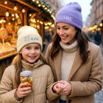 Personalized Cute Embroidered Animal Multicolour Knitted Beanie Hat with Name Warm Accessories Birthday Gift for Kids Adults