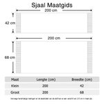 Gepersonaliseerde Geborduurde Bloem Initiaal Naam Zachte Faux Kasjmier Sjaal Lange Sjaal met Franje Verjaardag Winter Cadeau voor Familie en Vrienden