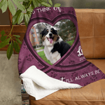 Personlig flerfärgad hjärtfoto mjuk pläd med namn och datum heminredning minnesmärke sympati husdjur förlust gåva för husdjursägare