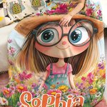 Gepersonaliseerde Cartoon Eigenzinnige Flower Girl Zachte Deken met Naam Home Decor Dagelijks Gebruik Verjaardagscadeau voor Meisjes
