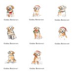 Personalised Watercolor Hand-Drawn Style Dog Christmas Tree Ornament with Name Tree Decor First Christmas Gift for Dog Lover Owner