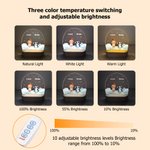 Personalized Zodiac Sign Cartoon Character Animals Oval LED Night Light with Name and Wooden Base Birthday Christmas Gift for Toddlers Kids