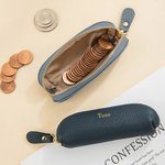 Gepersonaliseerde Multikleur Mini PU-leer Muntportemonnee Make-up Tas met Naam Dagelijkse Reisaccessoires Verjaardagscadeau voor Dames