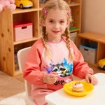 Gepersonaliseerd Schattig Dieren Lange Mouwen Kinderschort met Naam Koken Schilderen Handwerk Activiteiten Verjaardag Vakantie Cadeau voor Kinderen