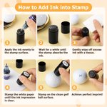 Make It Your Hole in One - Monogrammed Initial Name - Personalized Golf Ball Stamp