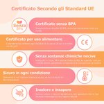 Borraccia da 475 ml personalizzata con motivo dell'unicorno o dinosauro con cannuccia in silicone e manico regalo di rientro a scuola per bambini