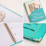 Henkilökohtainen hauska kello 2026 Planner A5 kalenteri Planner muistikirja nimi ja teksti syntymäpäivälahja perheelle ystäville