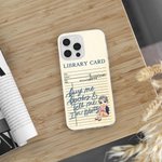Personalized Cartoon Reading Character Phone Case for iPhone with Name and Text Birthday Christmas Gift for Bookworms Women