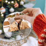 Personalised Music Player Design Photo Acrylic Ornament with Song Title Tree Decor Christmas Gift for Music Lovers Couple Family