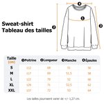 Sweat-shirt Multicolore Personnalisé avec Initiale et Fleur de naissance Brodés Cadeau Anniversaire pour Famille et Amis