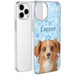 Personalized Cartoon Dog Pet Phone Case for iPhone with Name  Daily Use Anniversary Birthday Gift for Pet Lover Owner