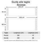 Sciarpa personalizzata con fiore di nascita ricamato e testo super morbida accessorio di moda regalo di compleanno per coppie e famiglie