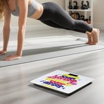 Personalized Barbell She Lifted Heavily Ever After Electronic Scale with Name and LED Display Daily Accessories Birthday Gift for Women