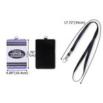 Personlig korthållare i flerfärgad krita med text Tillbaka till skolan Lärarens dag Uppskattningsgåva för lärare