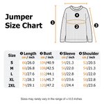 Personalised Soft Knitted Jumper with Name Christmas New Year Gift for Family Friends