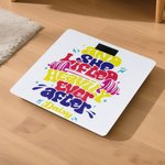 Personalized Barbell She Lifted Heavily Ever After Electronic Scale with Name and LED Display Daily Accessories Birthday Gift for Women