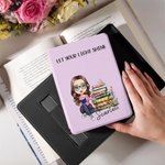 Custodia personalizzata per Kindle con nome e titolo per più modelli Uso quotidiano Regalo di compleanno per gli amanti dei libri