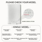 Custodia personalizzata per Kindle con nome e titolo per più modelli Uso quotidiano Regalo di compleanno per gli amanti dei libri