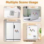 Personalized Cross Positive Bible Verse PU Leather Magnetic Bookmark Clip with Name Reading Supplies Birthday Gift for Christians Book Lovers