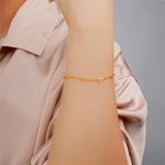 Personalized 1-8 Letters Y-Shaped Bracelet Dainty Jewelry Daily Wear Birthday Anniversary Gift for Her