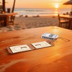 Personalised Portable PU Leather Cribbage Board with Playing Cards and Engraved Text Travel Outdoor Game Birthday Gift for Family Friends