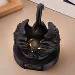 Personalised 3D Printed Swan Mother and Little Swan Luminous Ornament with Name Desk Decor Christmas Gift for Mom Grandma Family