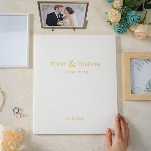 Personalized Marriage Certificate Holder with Initials and Date Anniversary Wedding Gift for Newlyweds