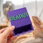 Personalized 3D-Printed Convenient Hygienic Reptile Leaf Feeder Box with Name Reptile Habitat for Lizard Reptile Owners