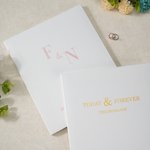 Personalized Marriage Certificate Holder with Initials and Date Anniversary Wedding Gift for Newlyweds