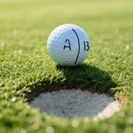 Personalized Multicolour 3D Printed Initials Golf Ball Line Marker Stencil Golf Accessories Birthday Gift for Golf Players