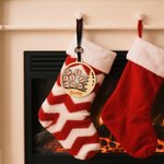 Personalised 1-8 Mini Wood Slices Shaker Ornament with Names and Year Christmas Tree Decor Holiday Party Favors for Family Friends