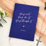 Personalised Pray on It Prayer Devotional Journal with Name Bible Study Accessory Baptism Birthday Gift for Christians