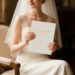 Personalized Marriage Certificate Holder with Initials and Date Anniversary Wedding Gift for Newlyweds