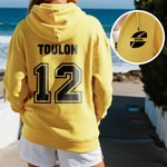 Sweat à Capuche de Sport Unisexe Personnalisé avec Nom et Numéro Épique Cadeau Anniversaire pour Amateur de Ballon de Sport