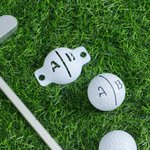 Personalized Multicolour 3D Printed Initials Golf Ball Line Marker Stencil Golf Accessories Birthday Gift for Golf Players