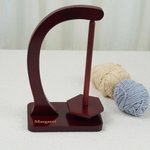 Personalized  Magnetic Wooden Yarn Ball Holder with Text Home Decor Birthday Christmas Mother's Day Gift for Mother Grandmother Craft Lovers